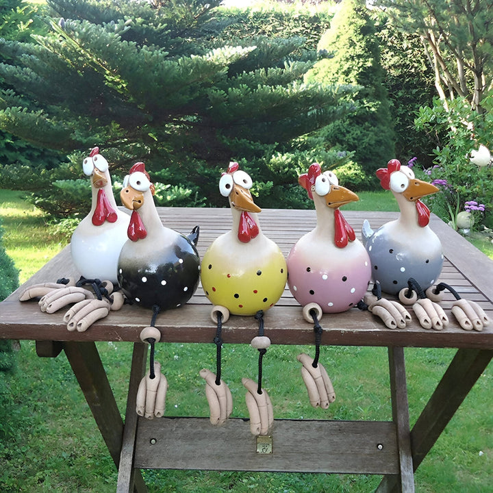 Whimsy Big-eyed Huhn Statue