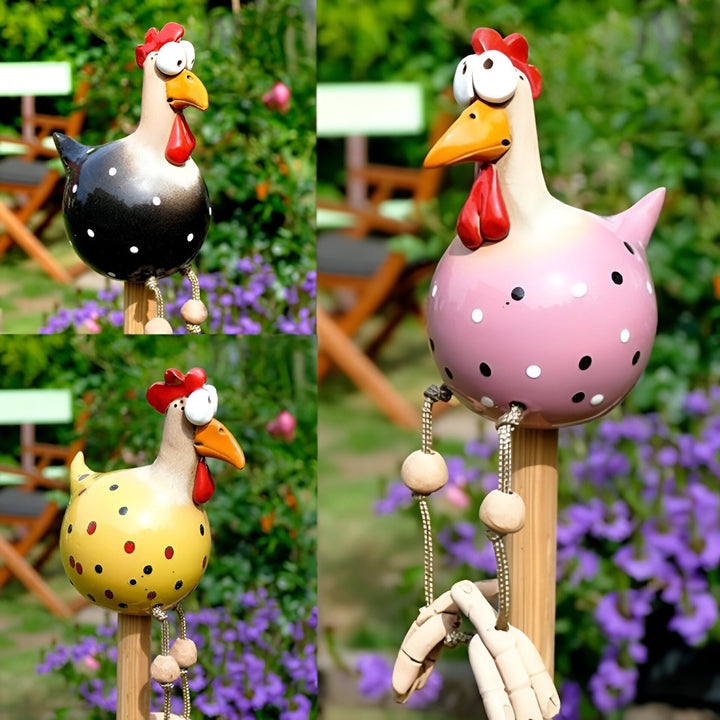 Whimsy Big-eyed Huhn Statue