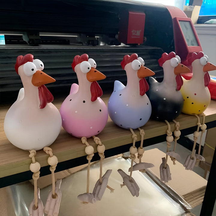 Whimsy Big-eyed Huhn Statue