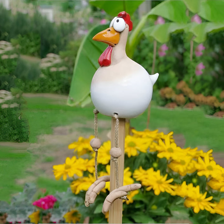 Whimsy Big-eyed Huhn Statue