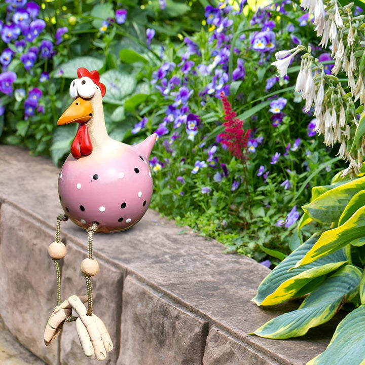 Whimsy Big-eyed Huhn Statue