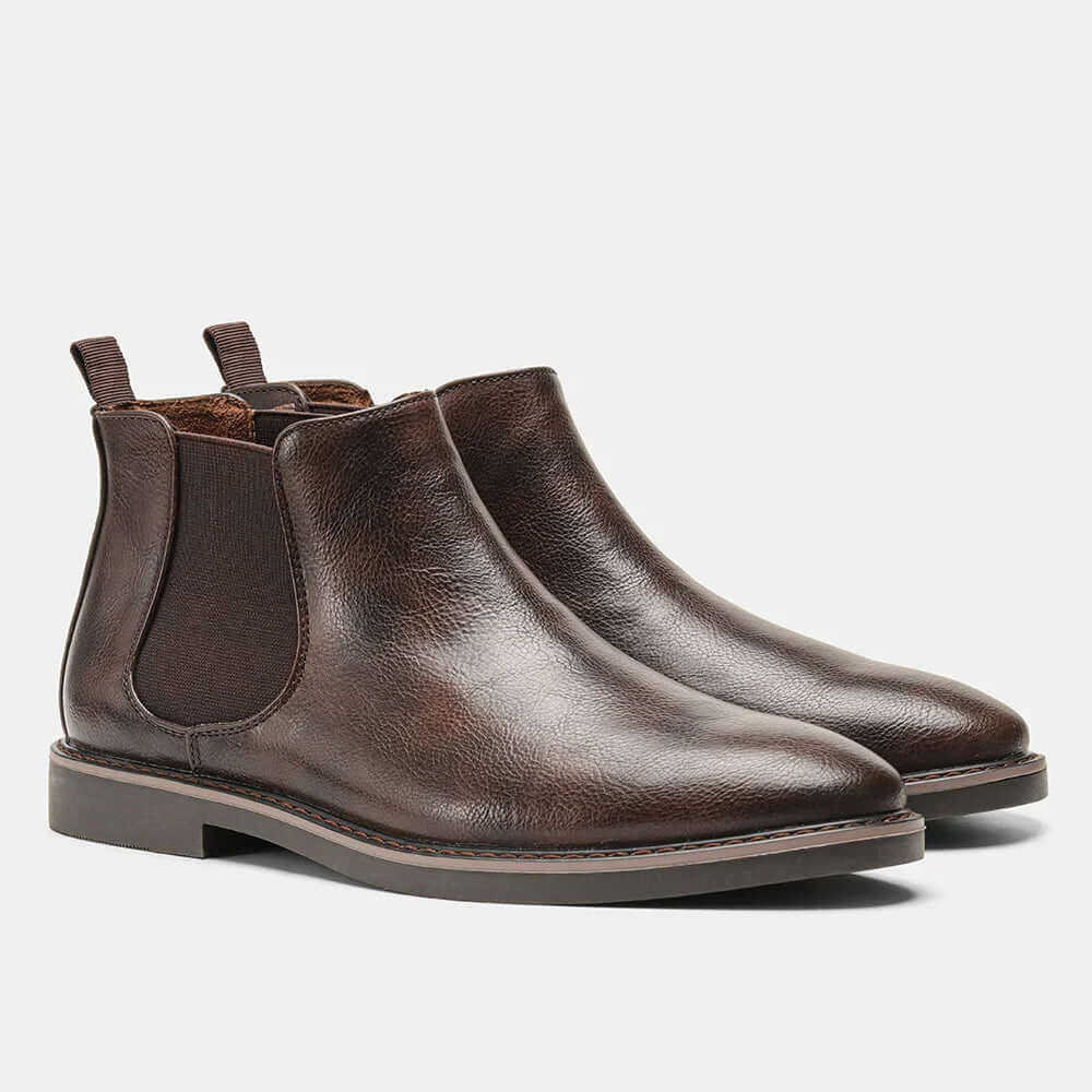 Eleganter Herren Chelsea-Stiefel aus Leder