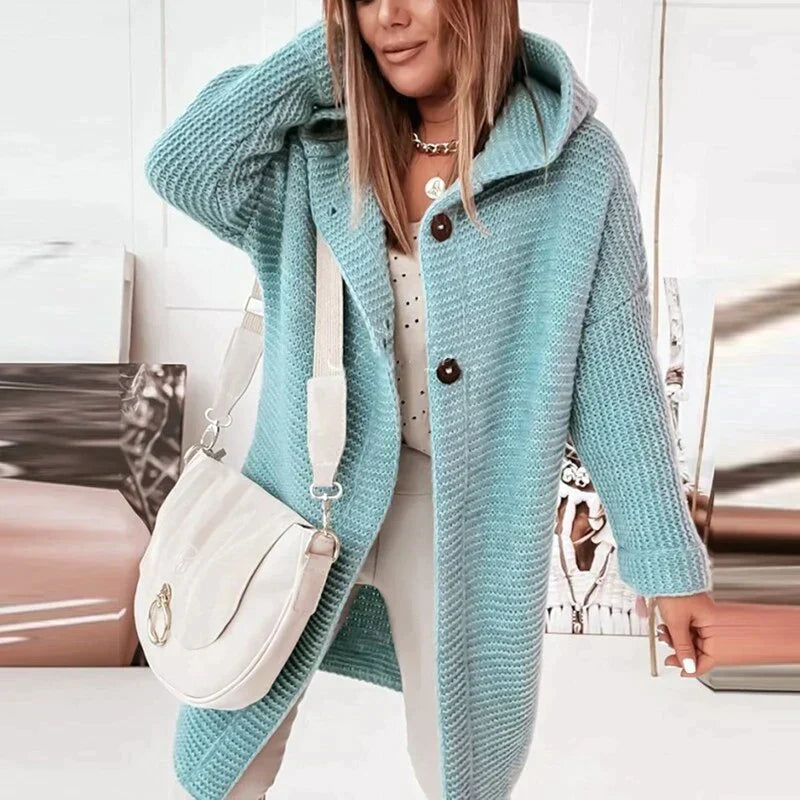 Modischer Stylische Lange Strickjacke