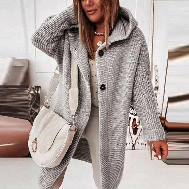 Modischer Stylische Lange Strickjacke