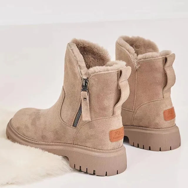 Stylische Concise Mid-Calf Snow Boots