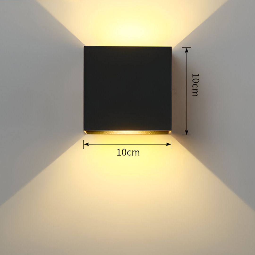 Elegante LED Wandleuchte