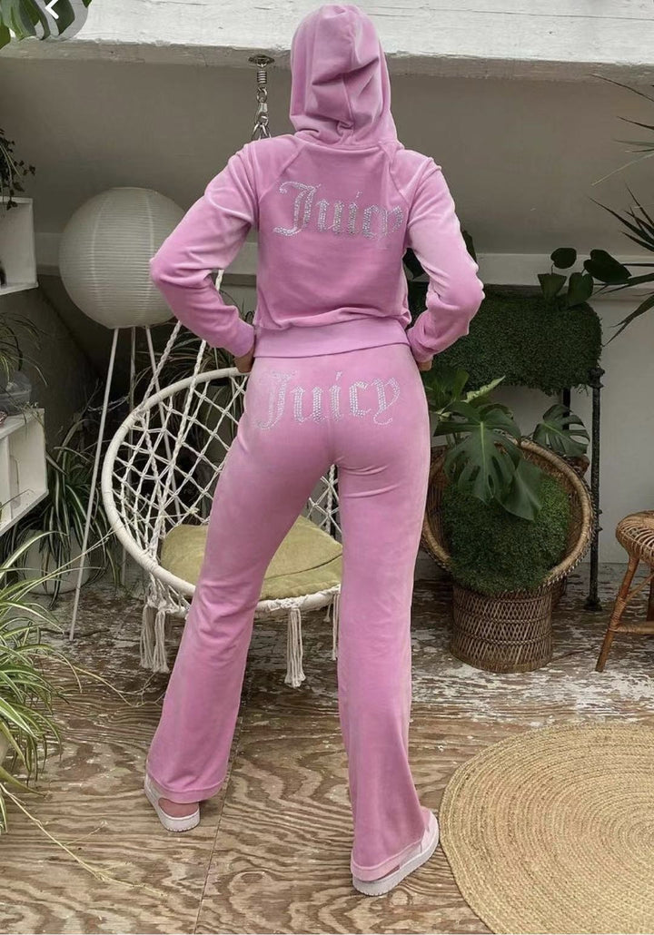 Juicy Couture Velours Anzug - Diamanten Details