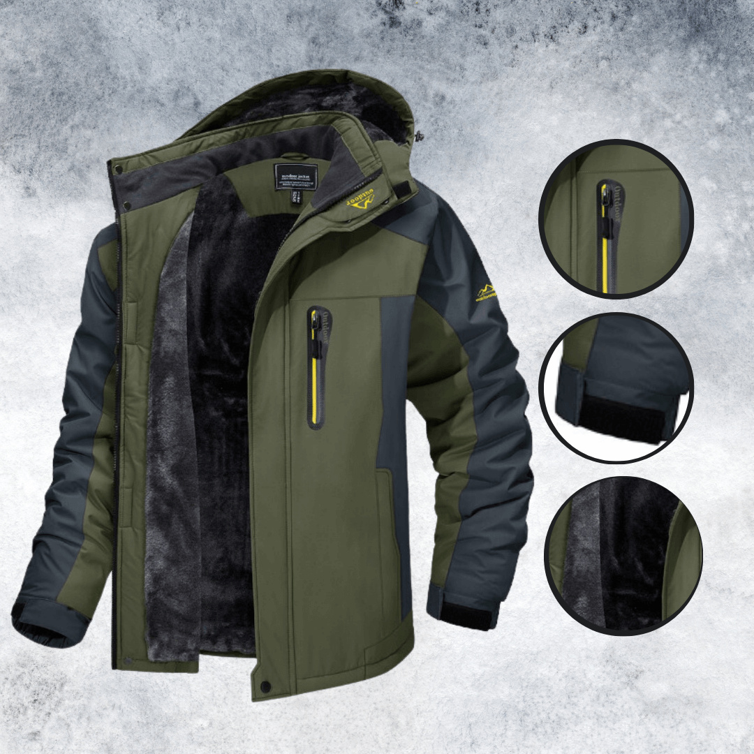 Winddichte und Wasserdichte Herrenjacke für Outdoor-Abenteuer