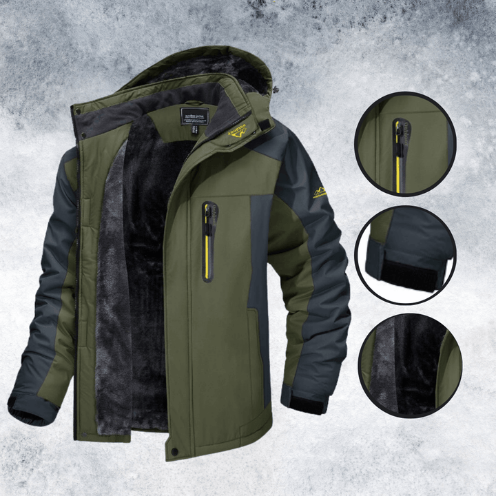 Winddichte und Wasserdichte Herrenjacke für Outdoor-Abenteuer