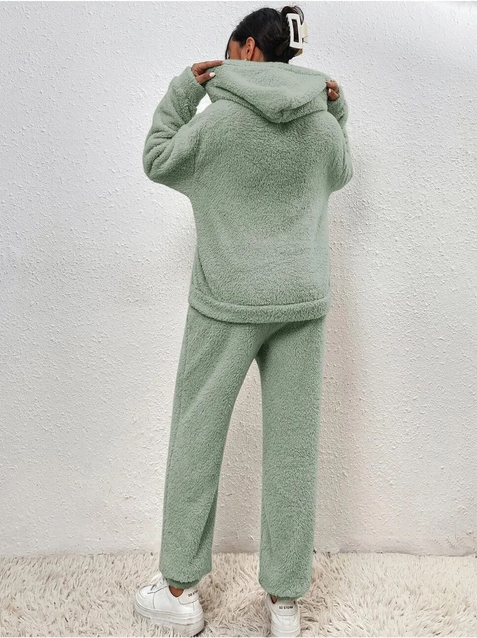 Warmer Teddy-Set für Damen