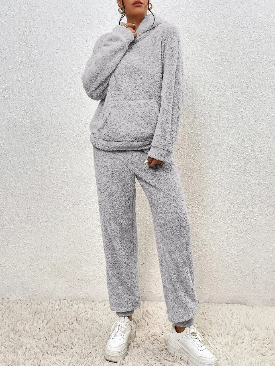 Warmer Teddy-Set für Damen
