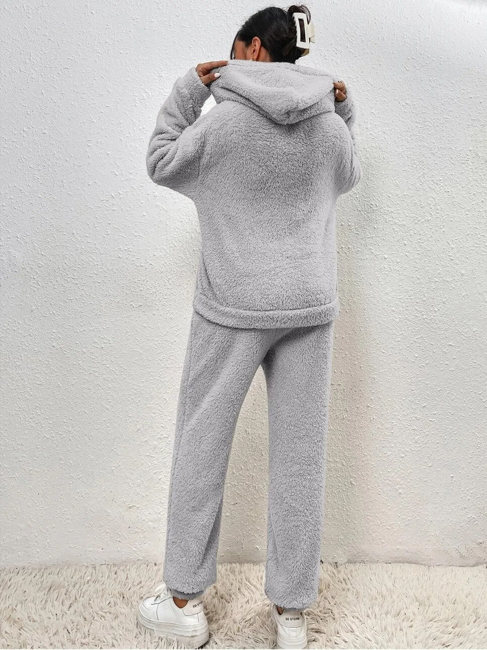 Warmer Teddy-Set für Damen