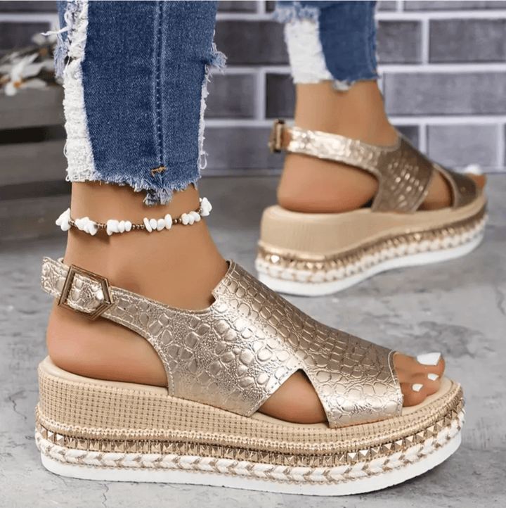 Elegante Plateau-Sandalen für Damen