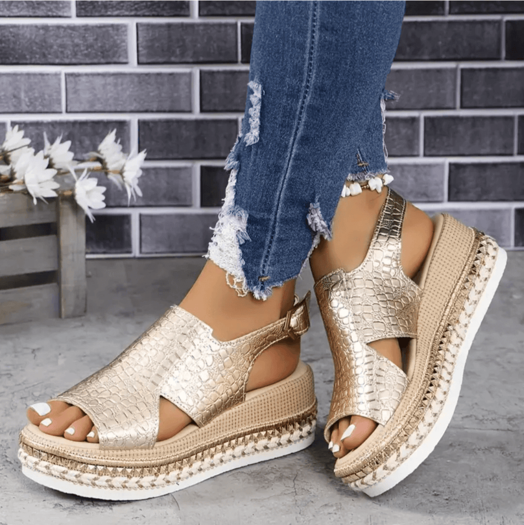 Elegante Plateau-Sandalen für Damen