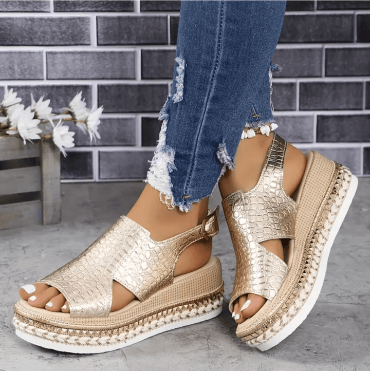 Elegante Plateau-Sandalen für Damen