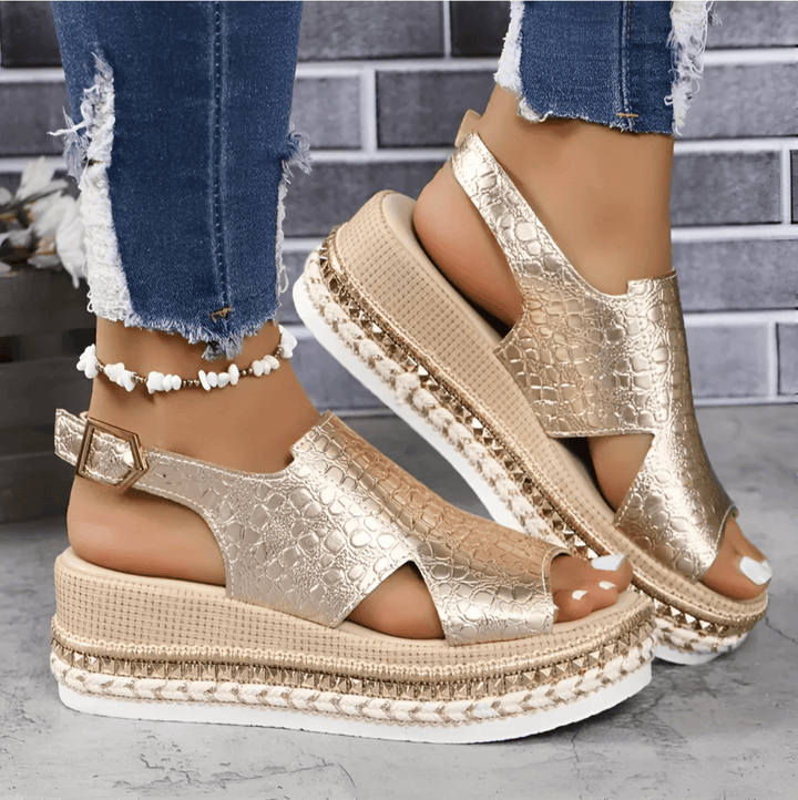 Elegante Plateau-Sandalen für Damen