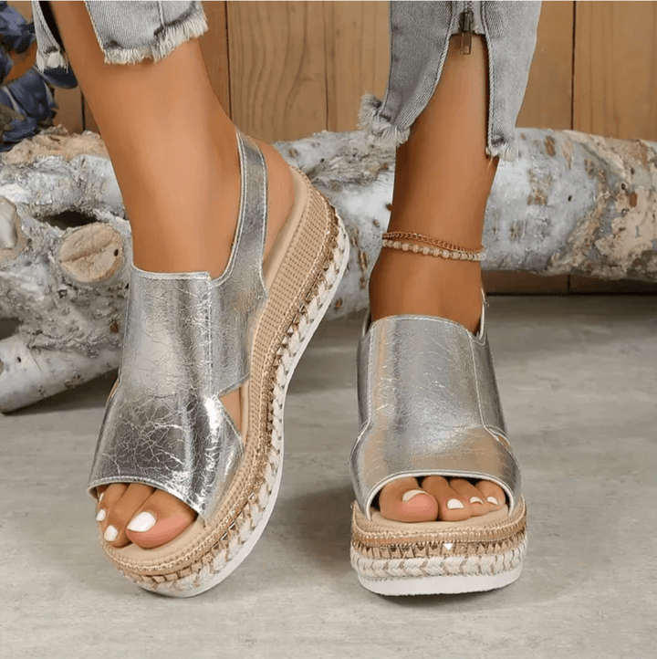 Elegante Plateau-Sandalen für Damen