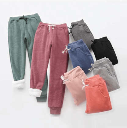 Fodrade Damjoggers med Fickor