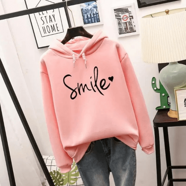 Smile Damen Kapuzenpulli
