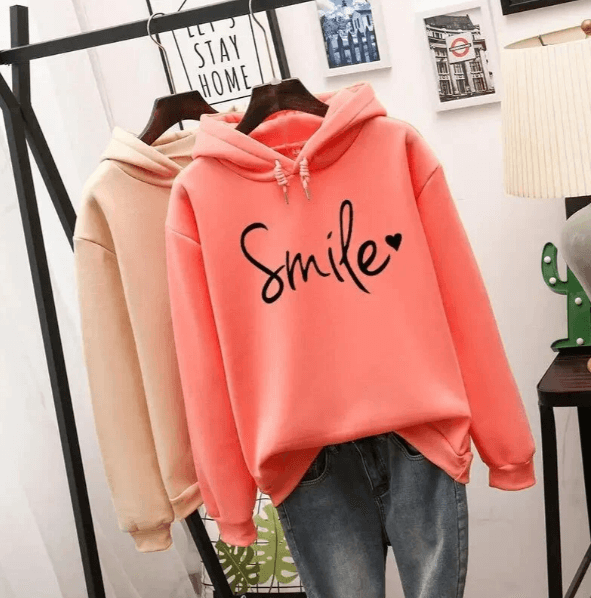 Smile Damen Kapuzenpulli