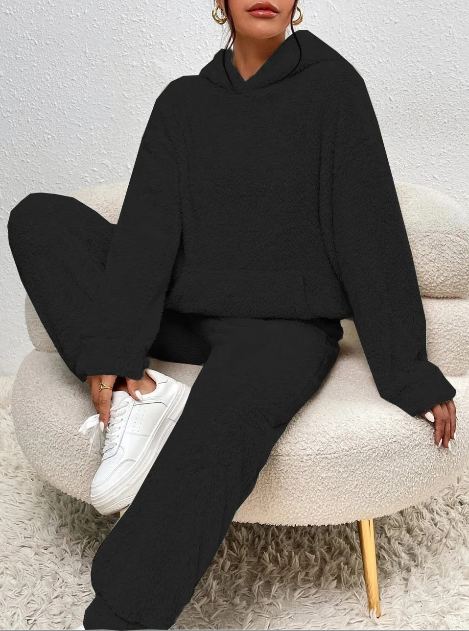 Warmer Teddy-Set für Damen