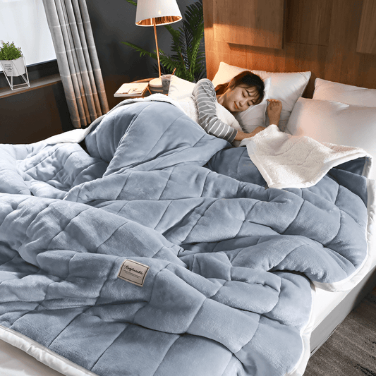 Luxuriöse Superweich Fleecedecke