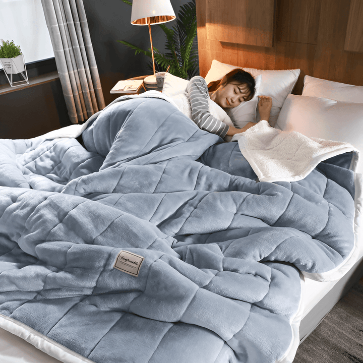Luxuriöse Superweich Fleecedecke