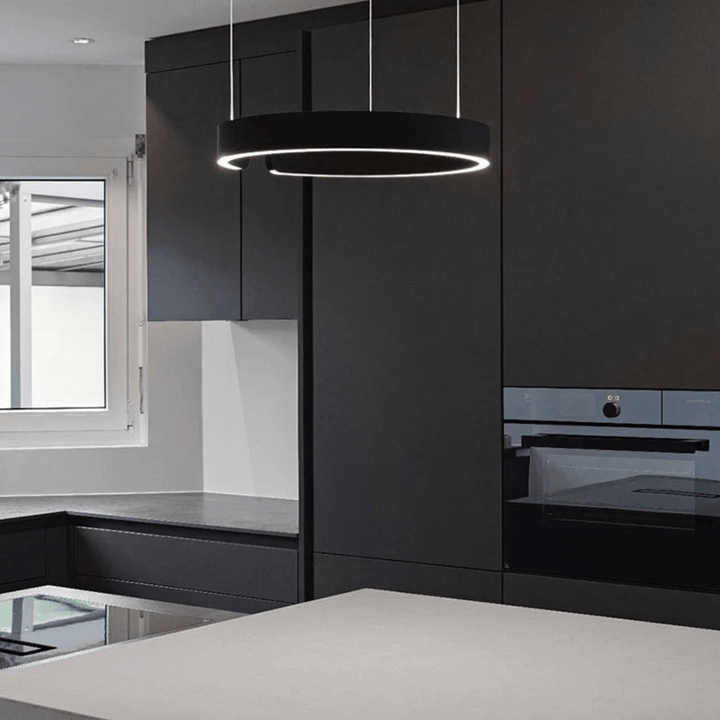 Moderne Kreis-LED-Hängeleuchte