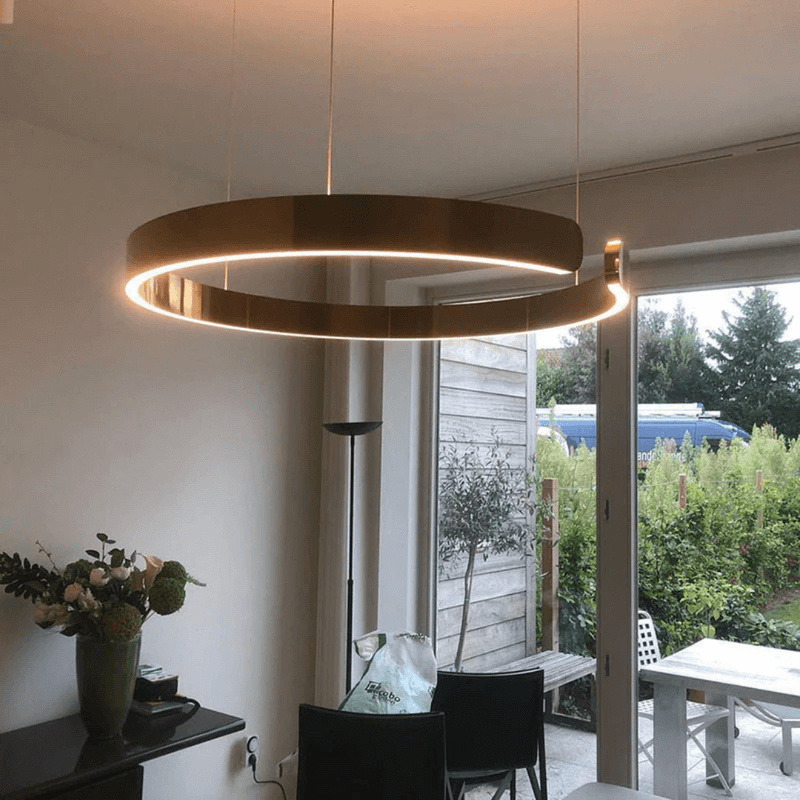 Moderne Kreis-LED-Hängeleuchte