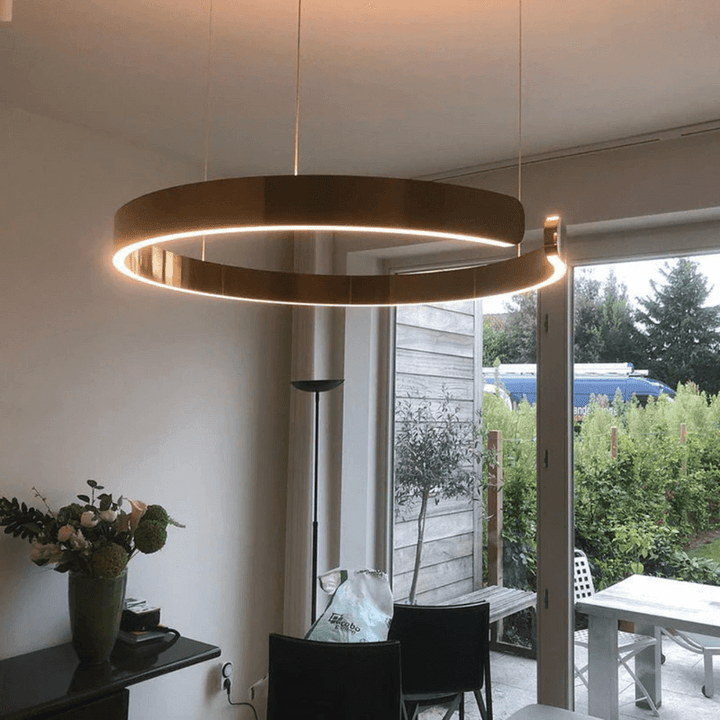Moderne Kreis-LED-Hängeleuchte