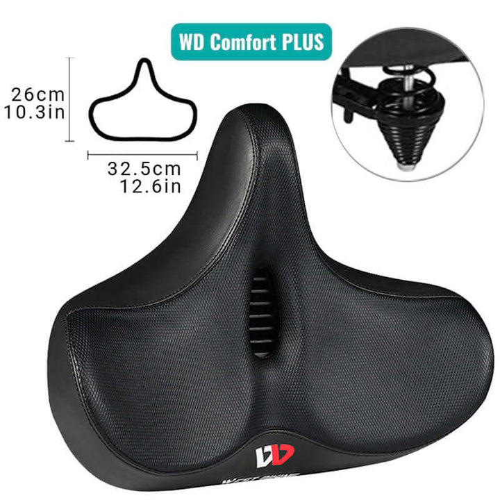 Fahrradsattel für Komfort