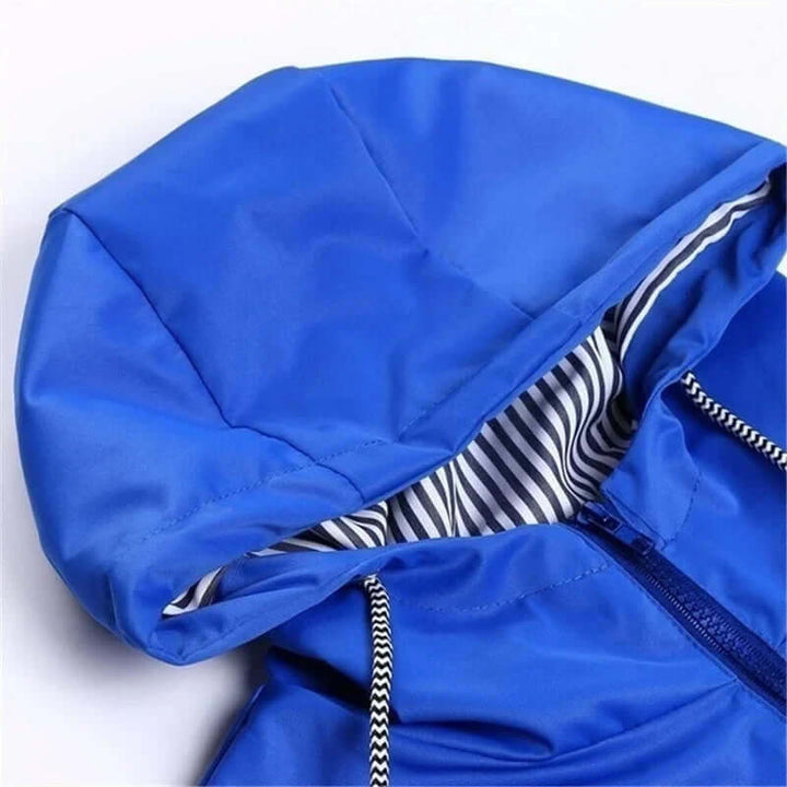 Wasserdichter Trenchcoat mit Kapuze für Damen