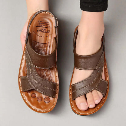 Bequeme Herren Ledersandalen für entspannte Tage