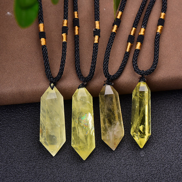"Amethyst Kristall Halskette Hexagon-Design, violette Töne, spirituell, elegant, Heilende Energie, Balance und Ruhe"