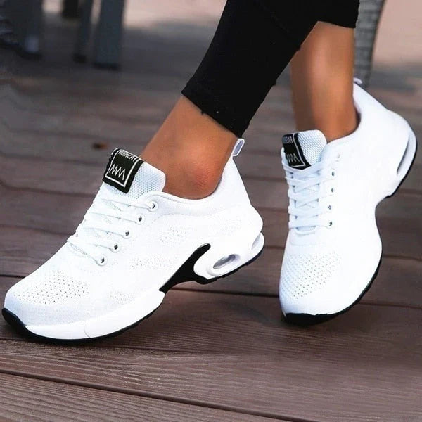 "Amy Damen Sneaker, orthopädisch, blau, atmungsaktiv, bequeme Wolloberfläche, Gummisohle für Damenkomfort"