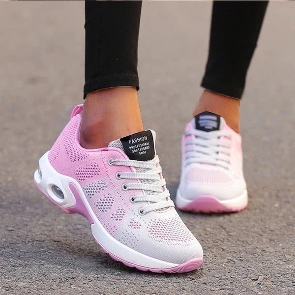 "Amy Damen Sneaker, orthopädisch, blau, atmungsaktiv, bequeme Wolloberfläche, Gummisohle für Damenkomfort"