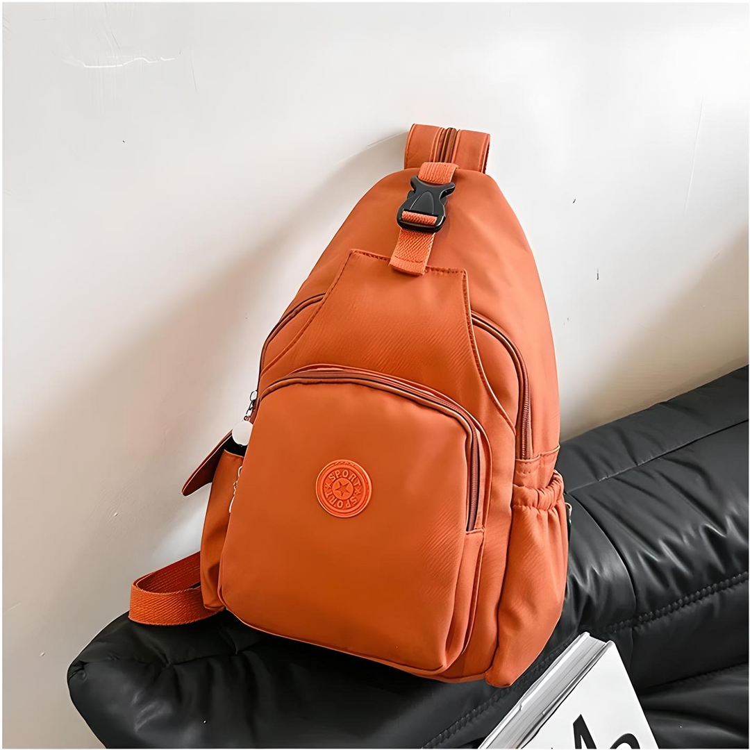 "Anti-Diebstahl Damen Umhängetasche, modernes Design, schwarz, versteckte Tasche, stilvolles und sicheres Modeaccessoire."