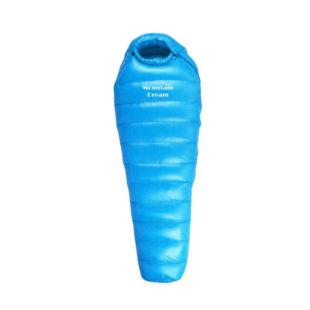 "ArcticNest Winterschlafsack, 210x80cm, weiß, isolierte Kapuze, Entendaunen, ideales Outdoor-Zubehör für Winterabenteuer"