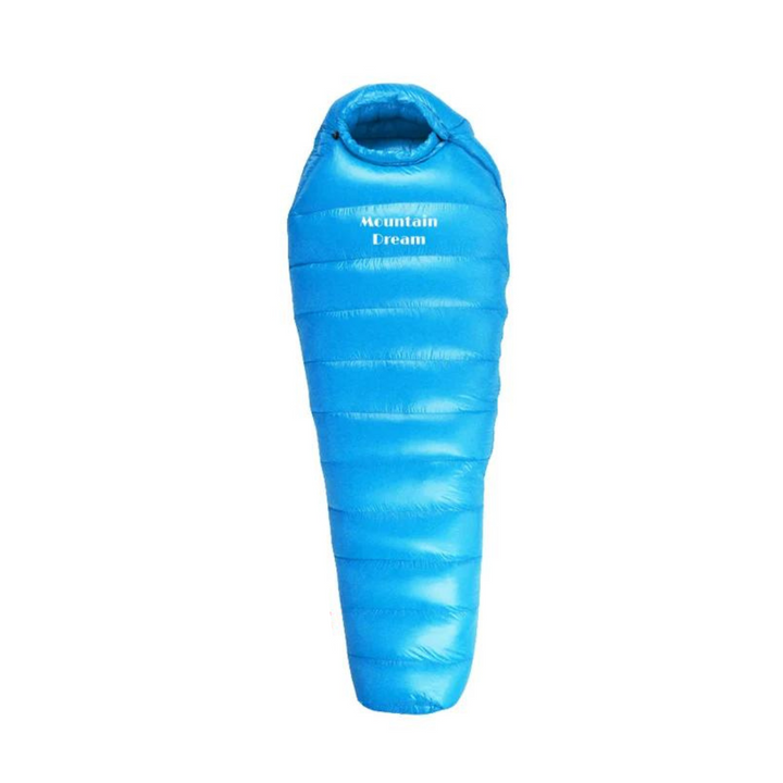 "ArcticNest Winterschlafsack, 210x80cm, weiß, isolierte Kapuze, Entendaunen, ideales Outdoor-Zubehör für Winterabenteuer"
