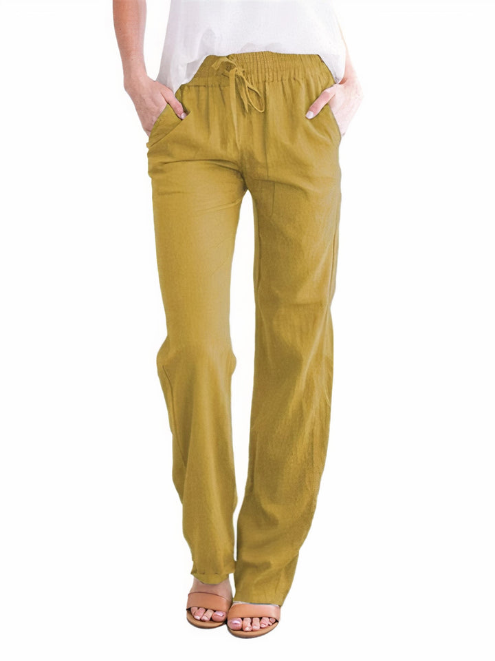"Atmungsaktive Sommerhose für Damen in elegantem Design, leicht, luftdurchlässig für maximalen Komfort an heißen Tagen."