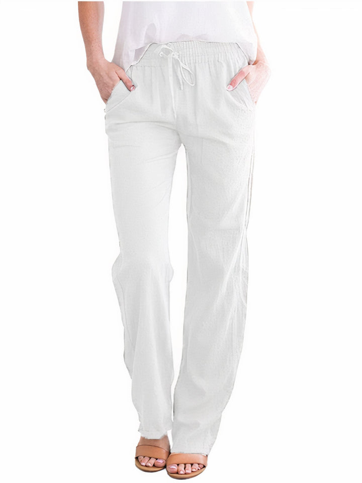 "Atmungsaktive Sommerhose für Damen in elegantem Design, leicht, luftdurchlässig für maximalen Komfort an heißen Tagen."