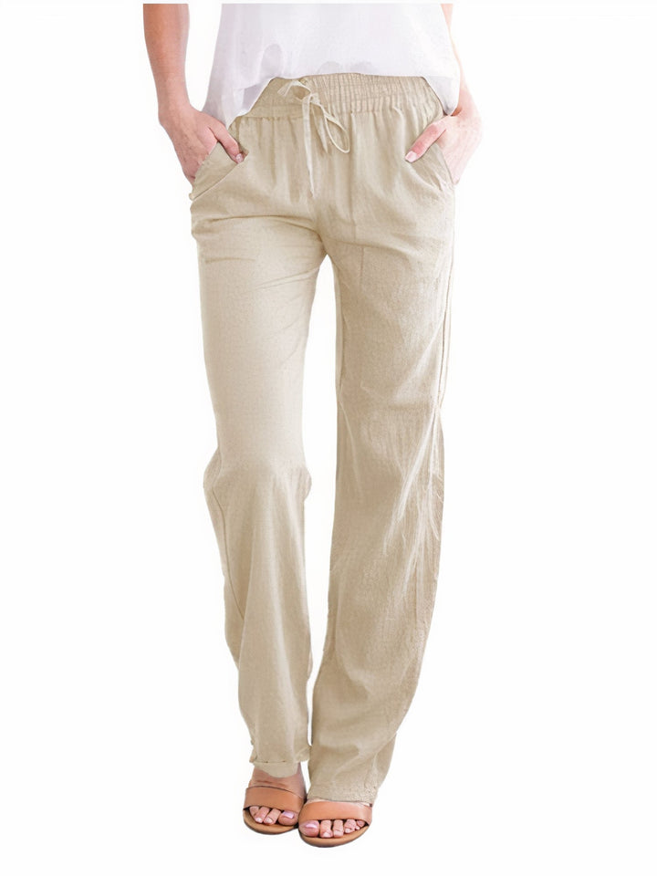 "Atmungsaktive Sommerhose für Damen in elegantem Design, leicht, luftdurchlässig für maximalen Komfort an heißen Tagen."