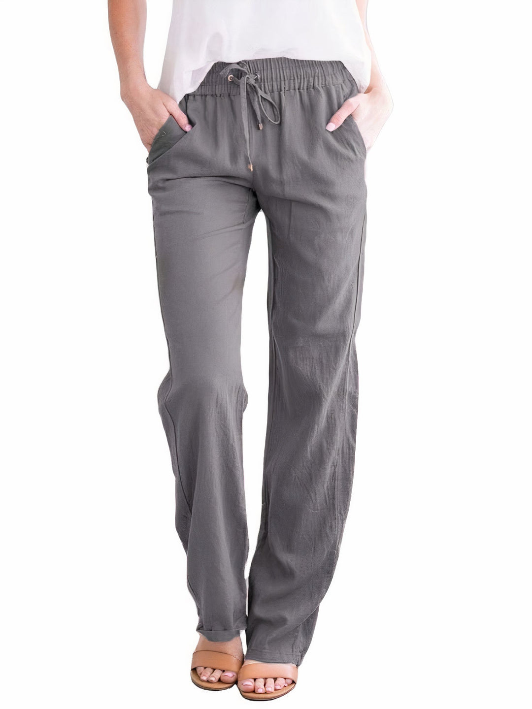 "Atmungsaktive Sommerhose für Damen in elegantem Design, leicht, luftdurchlässig für maximalen Komfort an heißen Tagen."