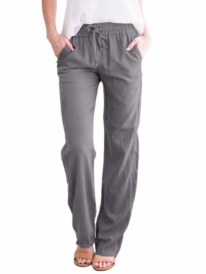 "Atmungsaktive Sommerhose für Damen in elegantem Design, leicht, luftdurchlässig für maximalen Komfort an heißen Tagen."