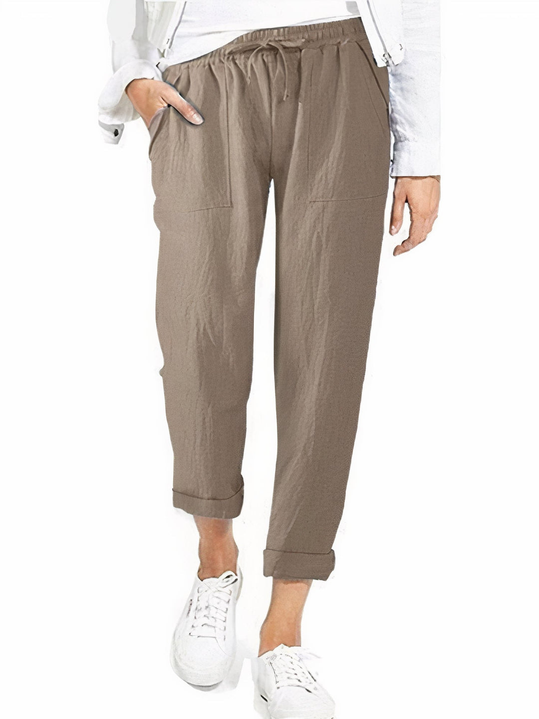"Atmungsaktive Sommerhose für Damen in elegantem Design, leicht, luftdurchlässig für maximalen Komfort an heißen Tagen."