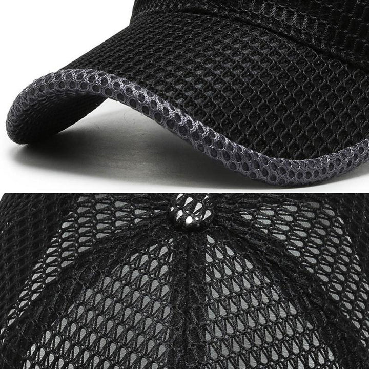 Atmungsaktive, verstellbare Sommer Baseballkappe in eleganten Farben, ideal für Outdoor-Abenteuer und UV-Schutz.