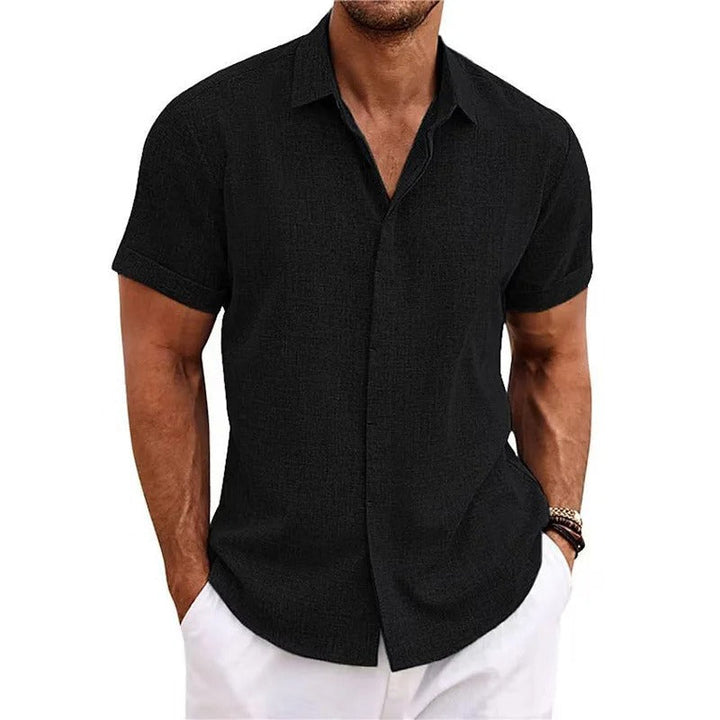 "Atmungsaktives Sommer Polo-Shirt für Herren in elegantem Design, ideal für warme Tage, erhältlich in vielen Farben."