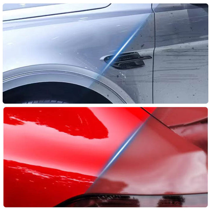 "Autolack-Kratzer-Reparaturpaste, wirksame Kratzerentfernung mit weißer Paste auf Schwamm, perfekter Glanzschutz für Autos"