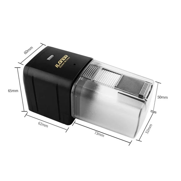 Automatischer Fischfutterspender, kompakt, mit WiFi & USB, schwarz, mit App und Alexa steuerbar, integriert ins Aquarium.