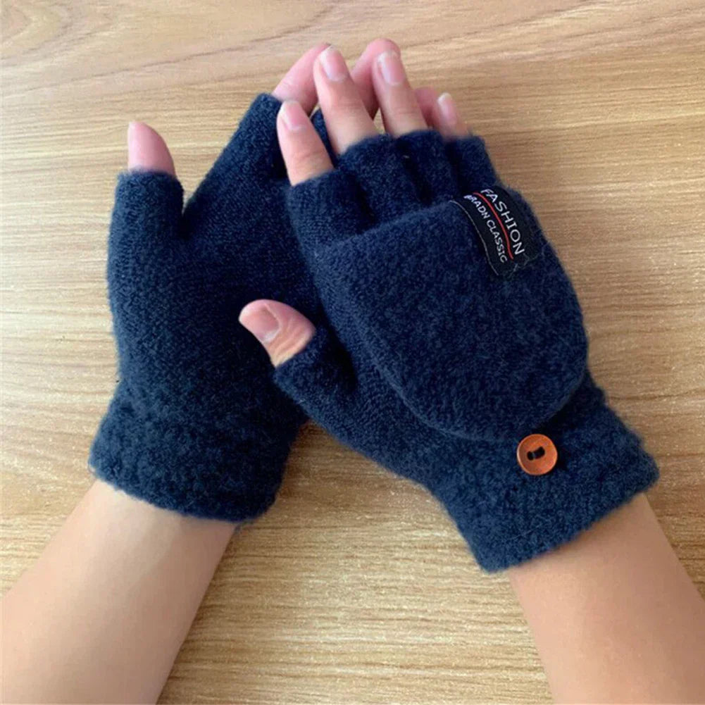 "Beheizbare USB-Handschuhe aus Strick, wiederaufladbar, Unisex-Design, perfekt für kalte Wintertage, Damen-Accessoire"